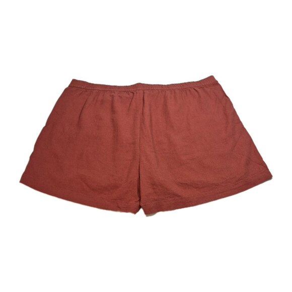 J.Crew Women's Shorts Size XXL Brown Linen Viscose Blend  (60) - Picture 2 of 10